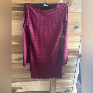 Maroon Dress